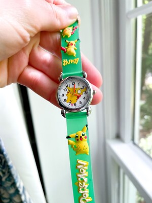 腕時計 pocket pikachu Pokemon Pikachu Watch - Green and Yellow Pocket Monsters | eBay