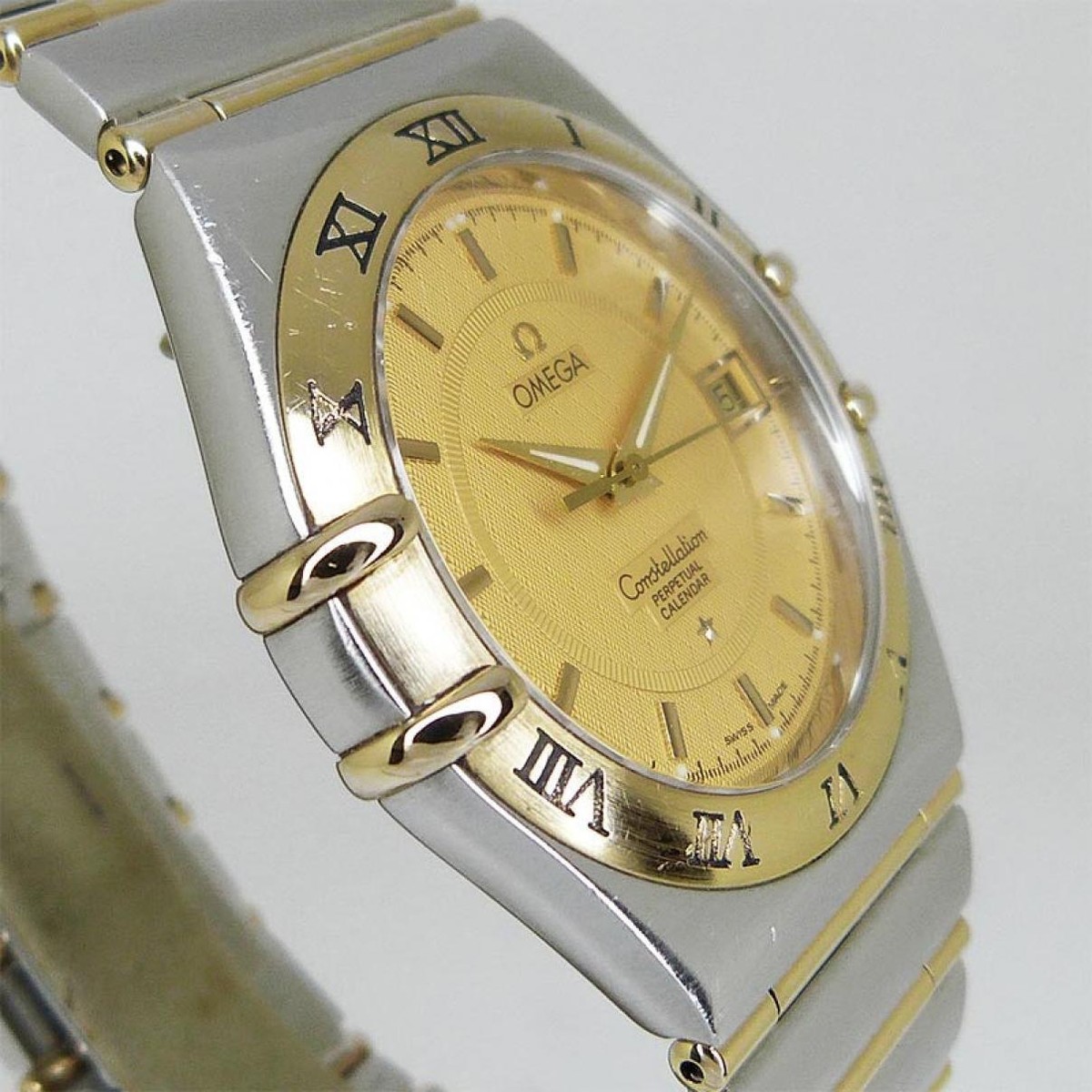 OMEGA Watch 1252.10 Constellation Perpetual Calendar SS×YG Quartz