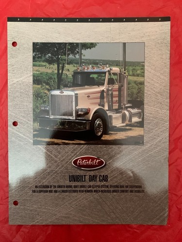 1999 Peterbilt "UNIBILT DAY CAB" - Original LKW Verkaufsprospekt / Katalog - Bild 1 von 2