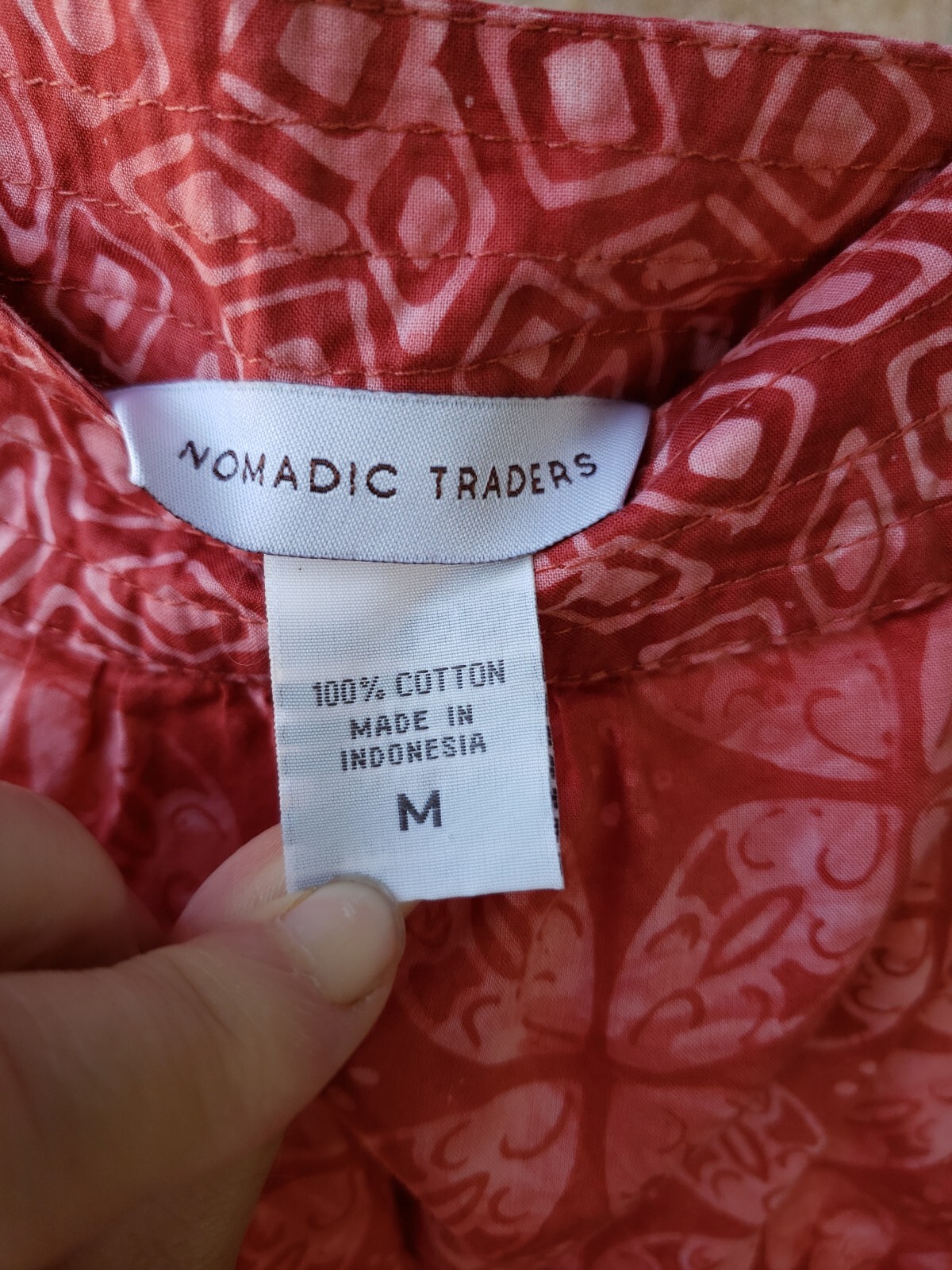 Nomadic Traders Medium Multicolor Popover Batik T… - image 5