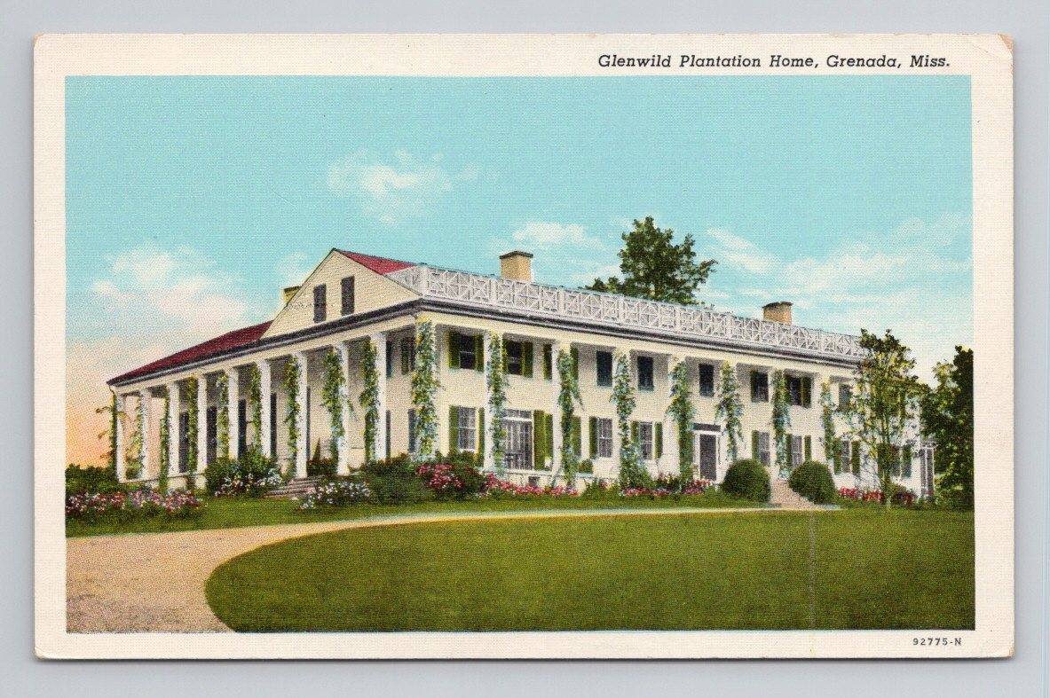 MISSISSIPPI Grenada Glenwild Plantation Home Vintage