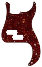 Pickguard For Fender US Standard Precision Bass Style Guitar 4-Ply-RED TORTOISE