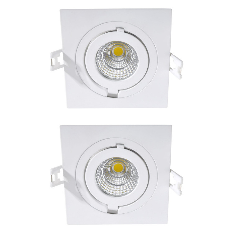 Экологичный светодиодный светильник Einbauleuchte 6W Einbaustrahler Spot Lampe 500lm Leuchte КОМПЛЕКТ ИЗ 2 ПРЕДМЕТОВ 2190₽