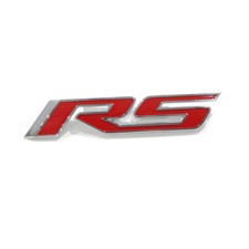 Oem New 10-24 Camaro Front Bumper Grille Rs Emblem Nameplate Red Chrome 92225496 Oem New 10-24 Camaro Front Bumper Grille Rs Emblem Nameplate Red Chrome 92225496
