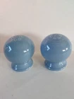 Vintage Fiesta Fiestaware Turquoise/Light Blue Salt Pepper Shakers.   B04-41