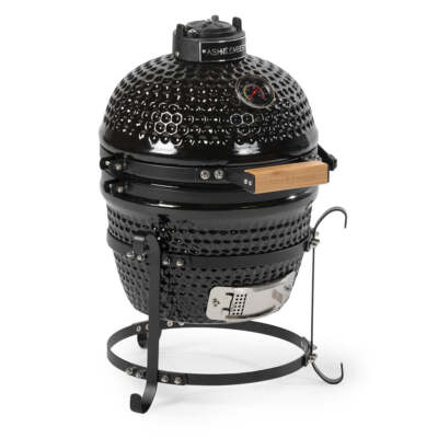 Ash & Ember 10'' Kamado Grill Kit, 90 Sq In Cooking Space, Portable Grill