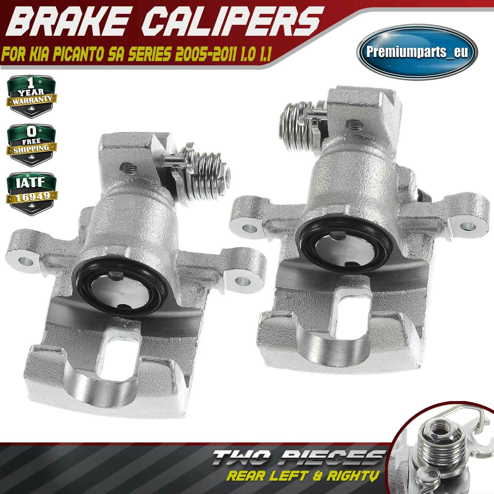 Brand New 2x Brake Calipers Rear for Kia Picanto SA 0511 1.0 1.1
