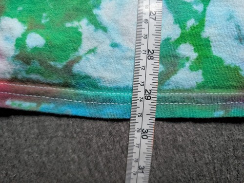 Colorful Burst Tie-Dye T-Shirt XL Psychedelic Festival Boho Streetwear Tee - Picture 3 of 4