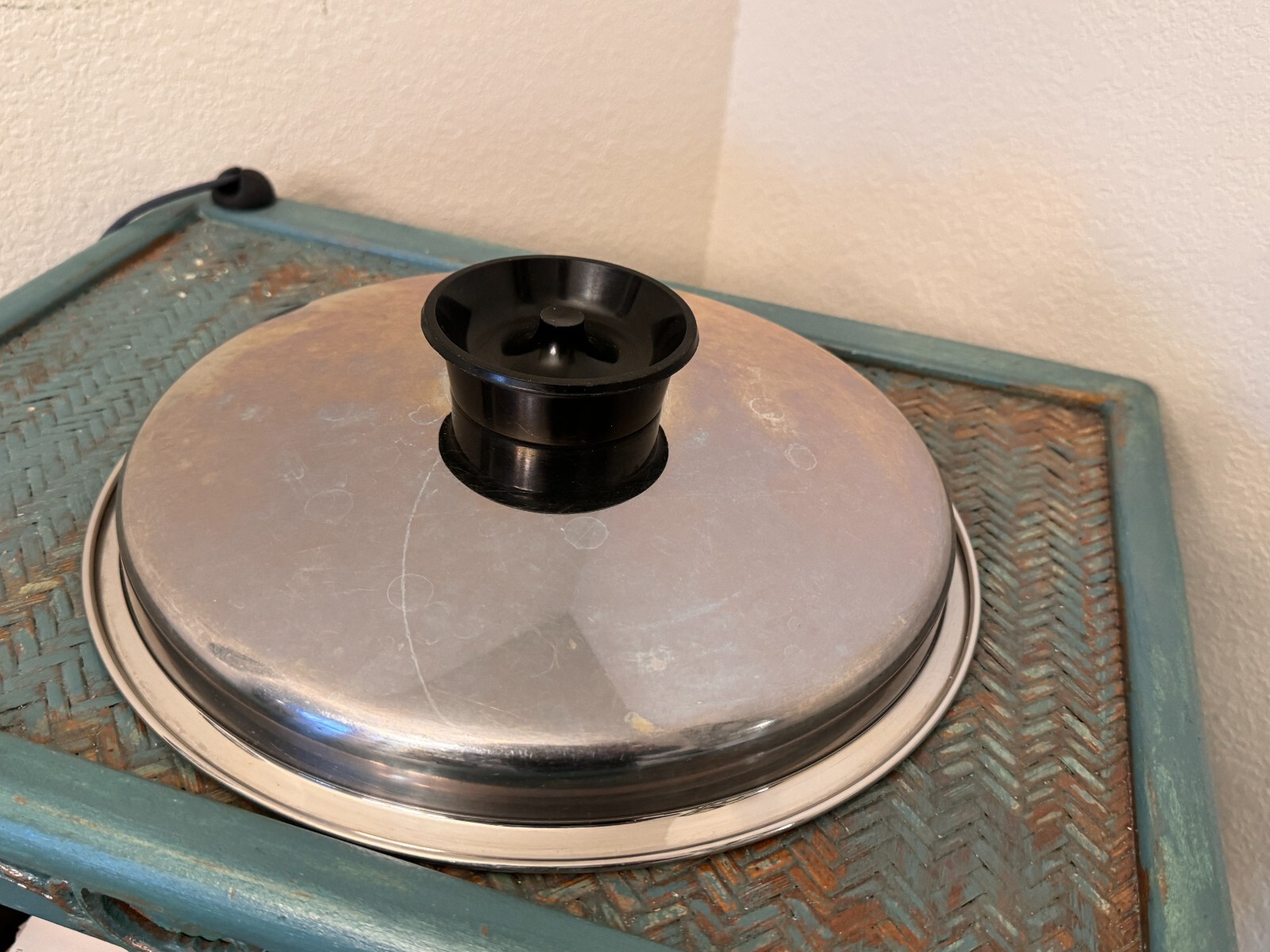 VTG TOWNECRAFT 11" ELECTRIC STAINLESS Skillet Fry Pan 17450 Egg Poacher