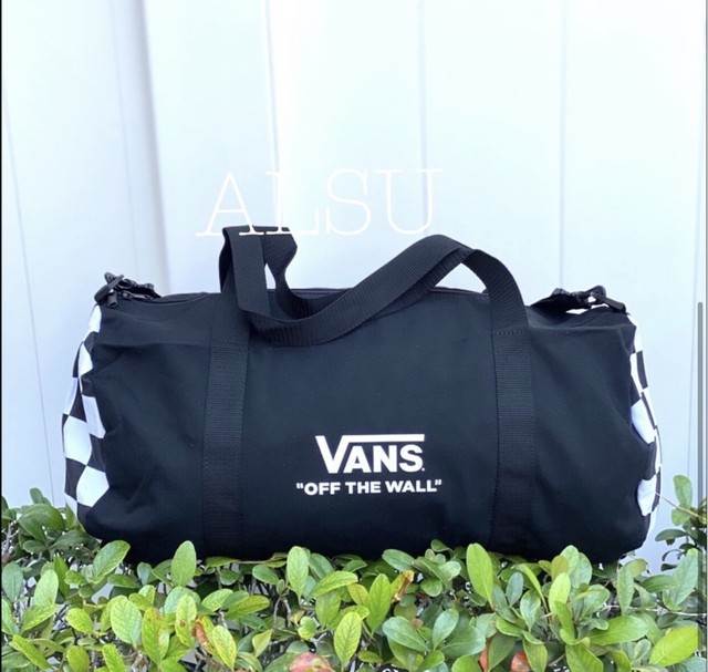 VANS Duffel Bag Member Only Black White 