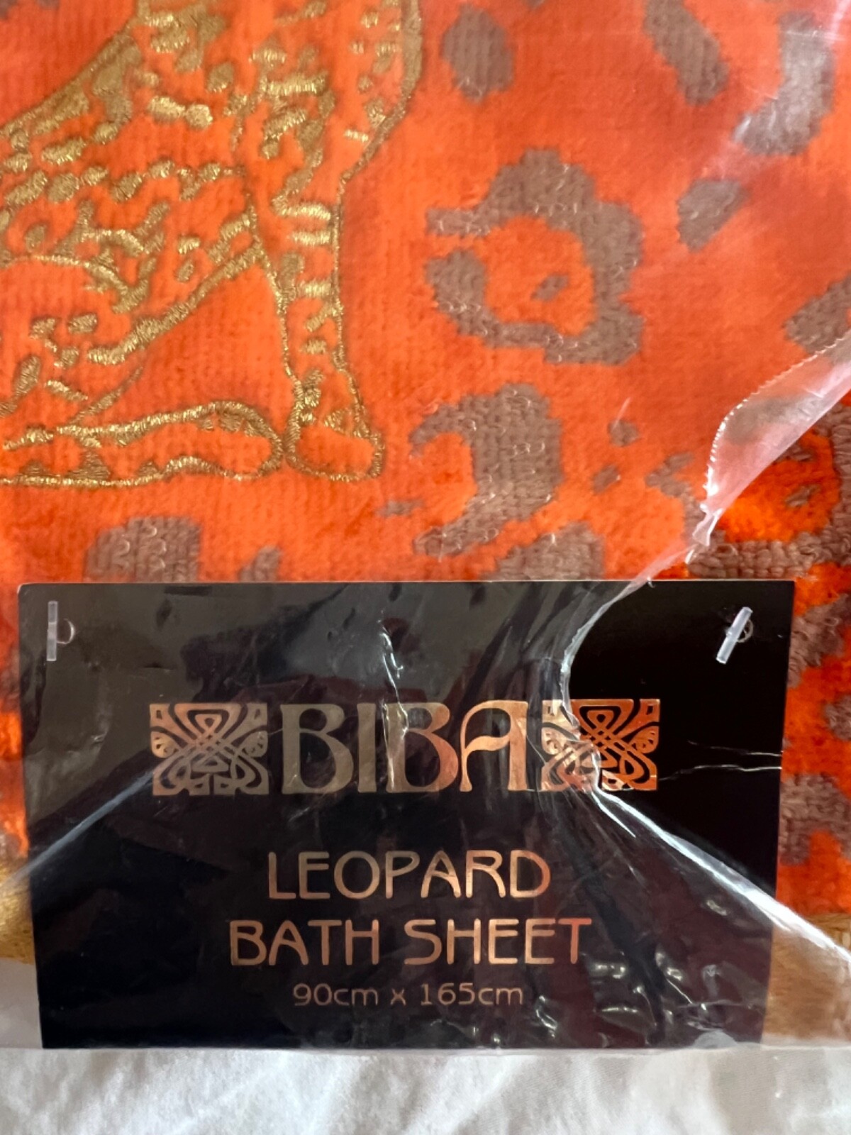 NEW BIBA LEOPARD BATH SHEET OR BEACH TOWEL SIZE XL R.R.P. £32.00 eBay