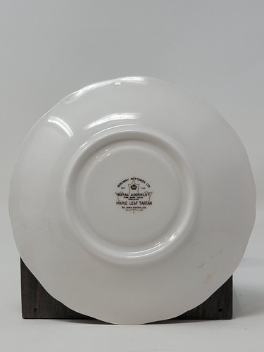 Vintage Ridgway Royal Adderley Maple Leaf Tartan England Cup & Saucer - Picture 4 of 9