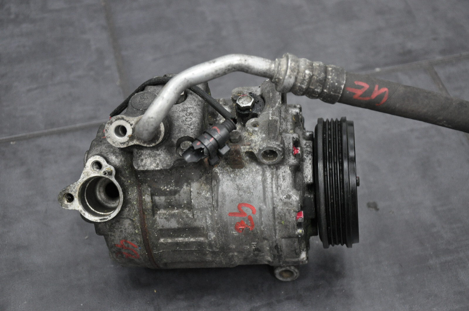 Air Conditioning Compressor BMW E60 E61 525d 530d 535d M57N Compressor ...
