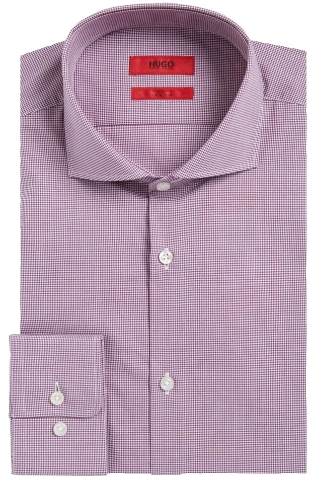 Camisas de vestir para hombre HUGO BOSS 100 % algodón a cuadros