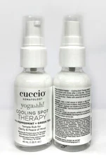 Cuccio Yogahh Cooling Spot Therapy - Pepper Mint and Green Tea 1.35oz x 1 bottle