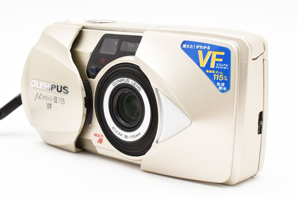 Olympus Mju μ II 115 VF AF Point & Shoot 35mm Film Camera Olympus Mju μ II 115 VF AF Point & Shoot 35mm Film Camera