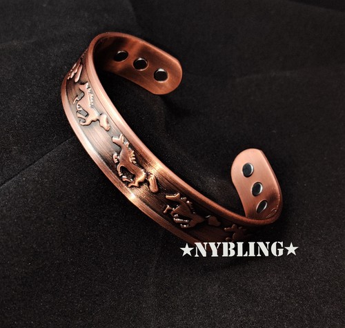 Bracciale Magnetico In Rame, Terapia Biologica Curativa Sollievo Dal Dolore Dellartrite - Foto 7