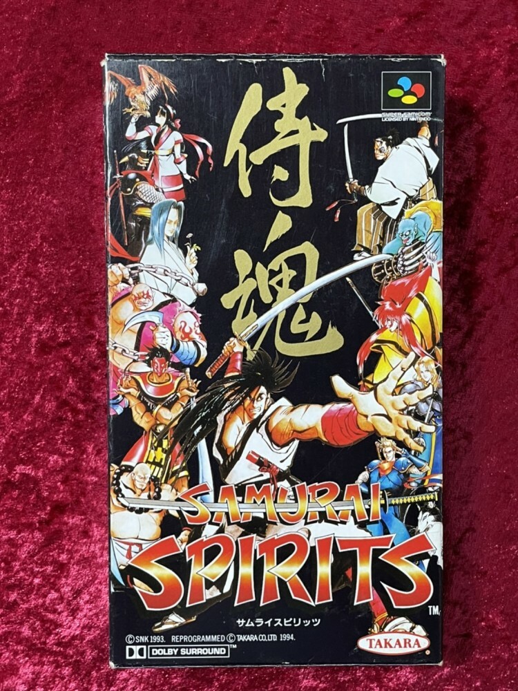 Samurai Spirits Nintendo Super Famicom SFC w/Box Manual Japan pre