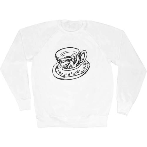 'Tea Cup' Adult Sweatshirt / Sweater / Jumper (SW016073) - Afbeelding 1 van 5
