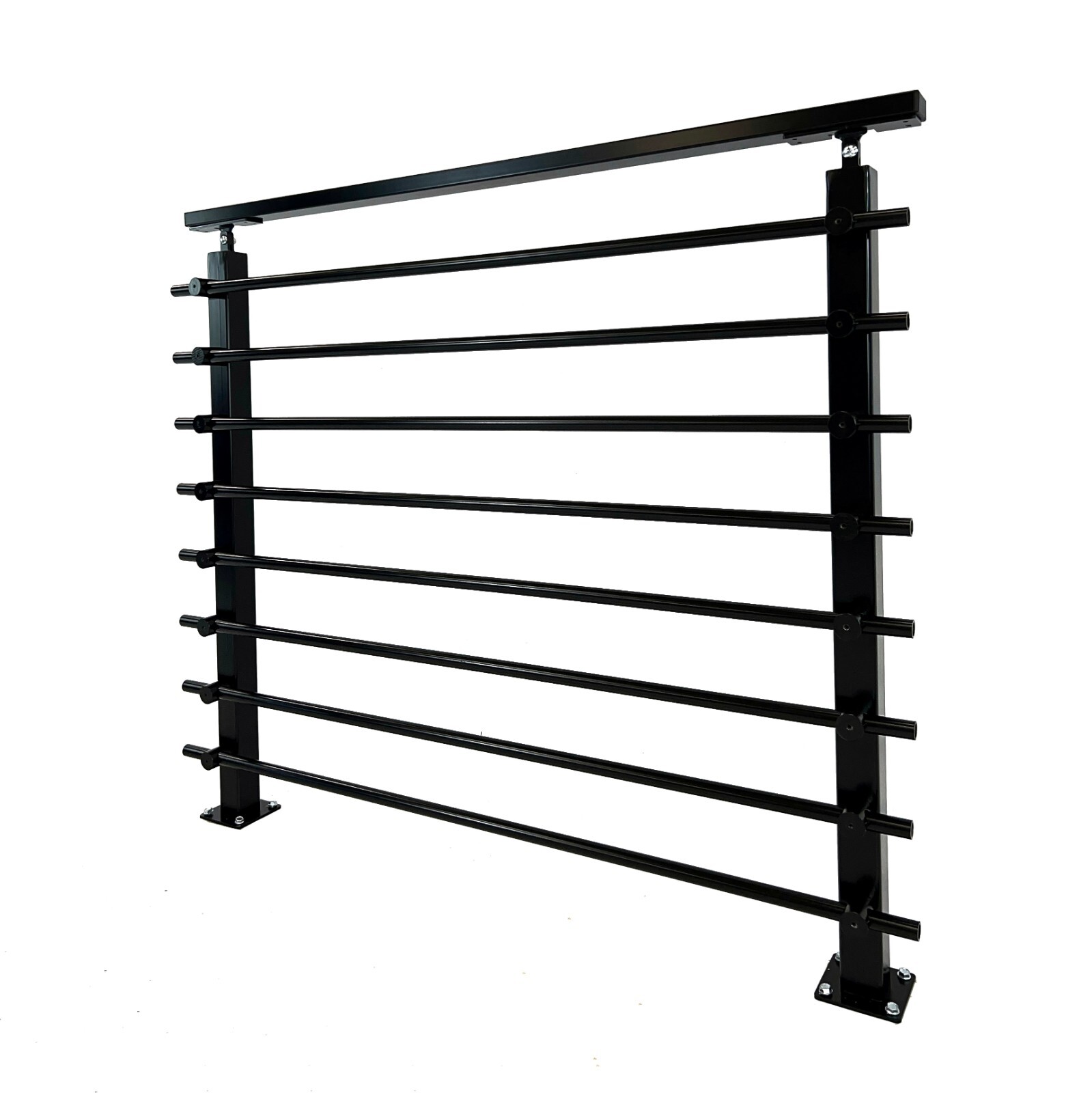 Modern Horizontal Fully Adjustable Railing Banister System, Complete ...