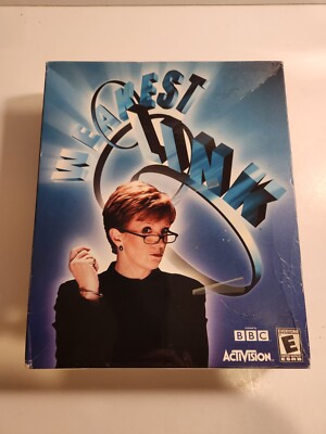 Big Box Weakest Link (PC, 2001) PC CD-ROM Game Sealed BBC Activision USA