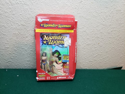 Dc Universe Original Animated Wonder Woman Dvd Action Figure Boxset Best Buy EX.