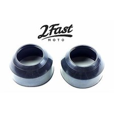 2FastMoto Fork Dust Covers Boots Shields - Pair For Kawasaki KZ  Z1-R 44010-032
