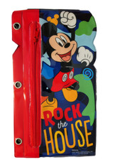 Peachtree Playthings Notebook Pencil Pouch - New - Mickey Mouse Rock the House