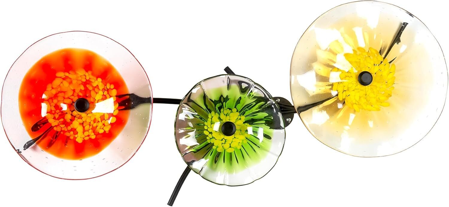 Dale Tiffany AW23125 Fiore Bloom Hand Blown Art Glass Wall Decor eBay