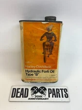 Harley full AMF hydraulic fork oil type B collector can 99880-73