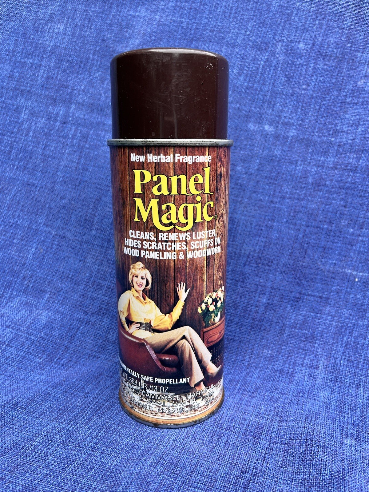Panel Magic Spray Can Wood Paneling Cleaner Full Vintage 1970's