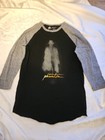 Phantom Men T-Shirt Size 3/4 Sleeve Black Medium