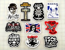 Punk Vinyl Sticker Lot 10 Stickers Set 13
