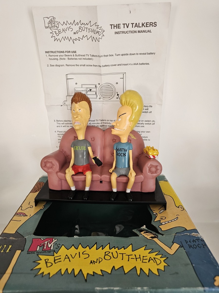 1996 MTV BEAVIS AND BUTT-HEAD | TV Talkers with Box & Instructions
