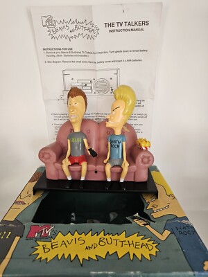 1996 MTV BEAVIS AND BUTT-HEAD | TV Talkers with Box & Instructions