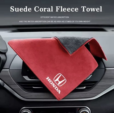 #ad Honda Towel Suede Detailing Car Towel Wash Cloth Civic Fit CRX Accord Oddesey $11.99