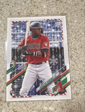 2021 Topps Holiday - Geraldo Perdomo #HW87 Metallic (RC)