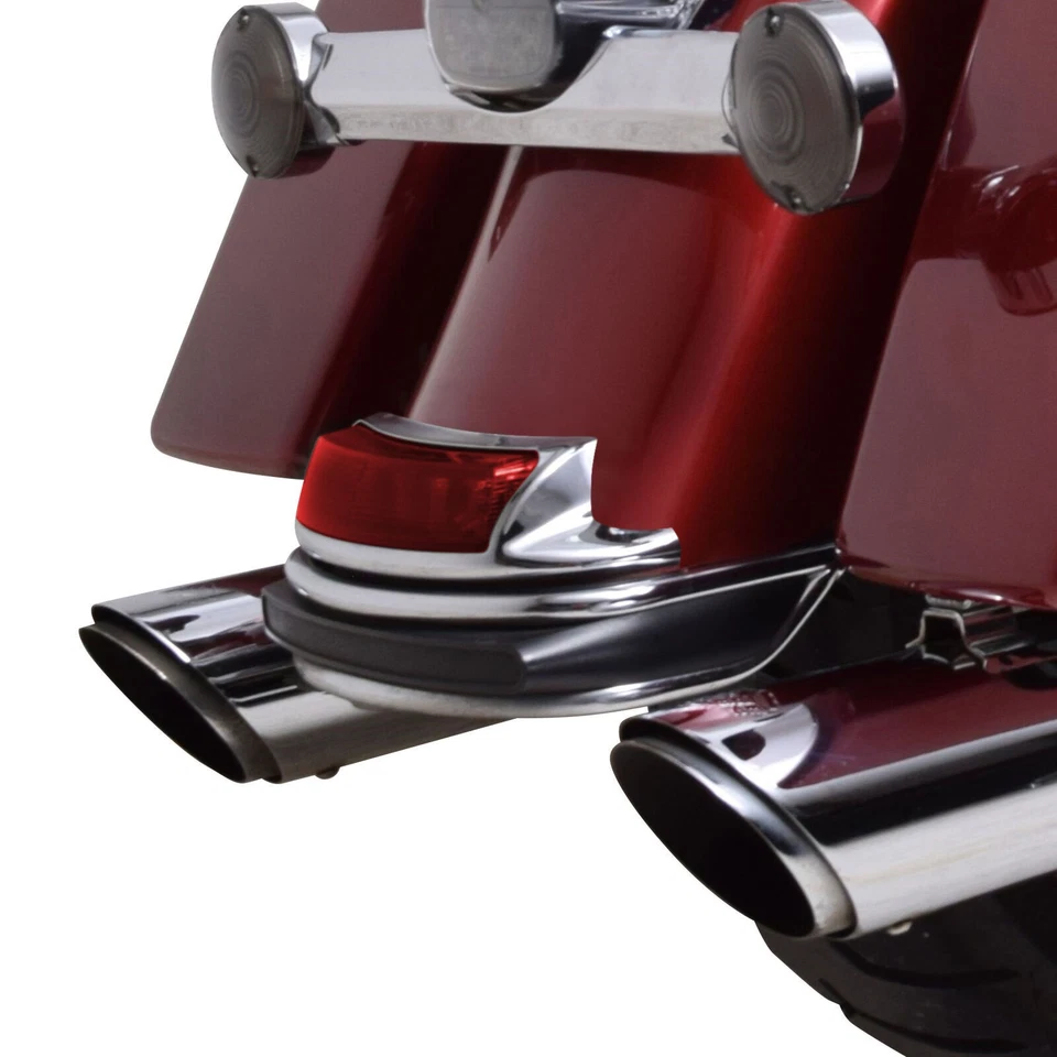 Luz de punta de guardabarros trasera roja apta para Harley Davidson FLSTC Heritage Softail Classic Foto 2 de 4