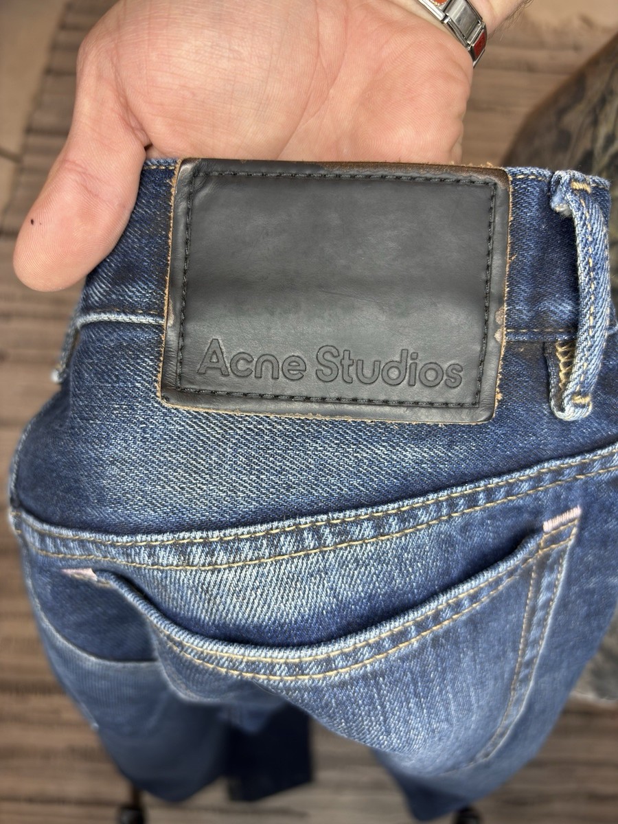 パンツ Acne Studious 2021M darkside 31/30 Acne Studios 2021M “Darkside” Blue Denim Jeans | eBay