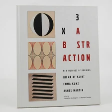 3 x Abstraction: New Methods of Drawing Hilma af Klint, Emma Kunz... (2005) HC