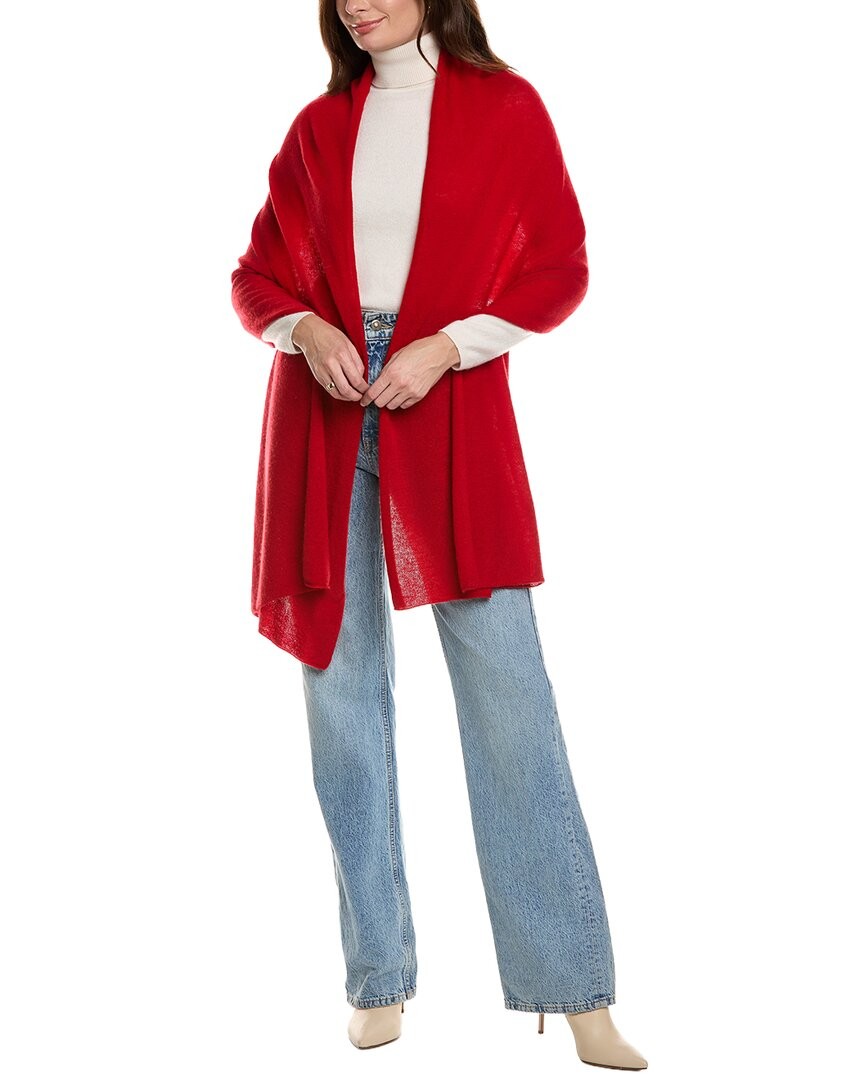 La Fiorentina Wool - Cashmere-Blend Travel Wrap Womens Red 16590₽