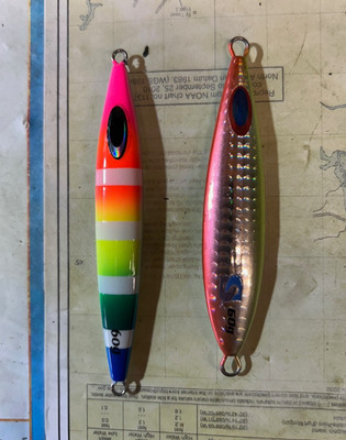 Micro Jig Blowout! Two 60-gram Jigs w/ Glow & Free Shipping!