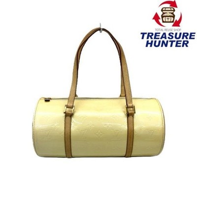 LOUIS VUITTON Monogram Vernis Bedford Handtasche Beige M91006 Auth Gebraucht