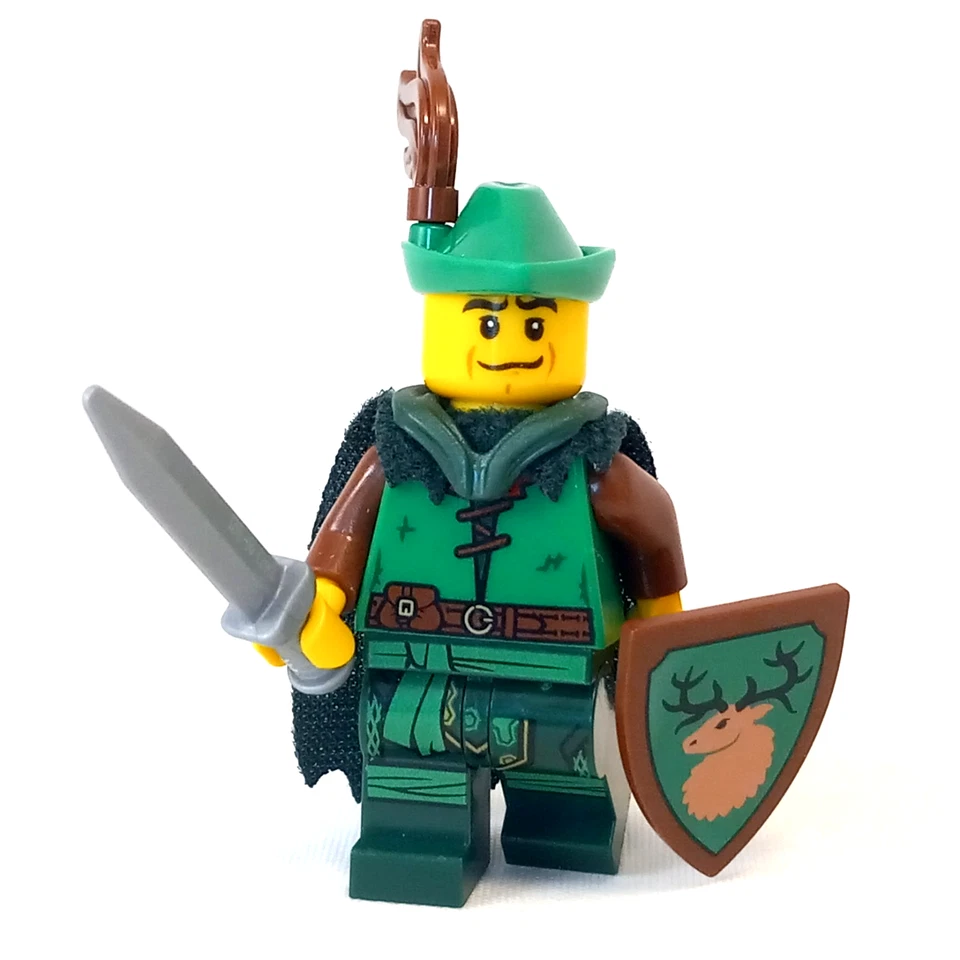 LEGO Castle Elven Dark Forestmen Minifigure Rogue Knight BAM Warrior Forestman - Image 3 of 4