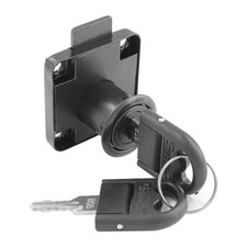 BokWin Cabinet Drawer Lock, Black, Hole Diameter 19MM Black