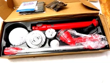 Turbo Scrub 360 Cordless Rechargeable Floor Scrubber & Tile Cleaning Machine Red