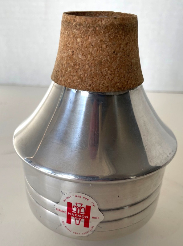Vintage Harmon Aluminum Trumpet Wow-Wow Mute