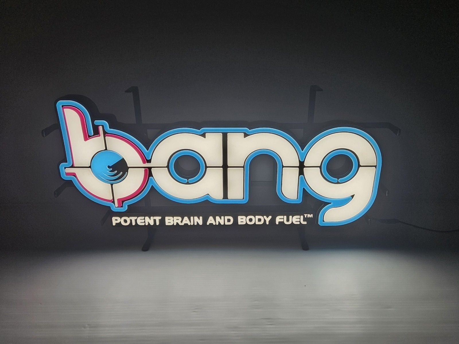 Bang Energy Neon Beer Sign Large LED Bar Light for Man Cave or Garage