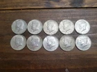 (10) 40% Silver Kennedy Half Dollars 1965-1969 $5 Face Value Constitutional -A7