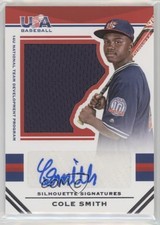 2017 Panini USA Baseball Stars & Stripes Jersey 33/49 Cole Smith #175 Auto fm0